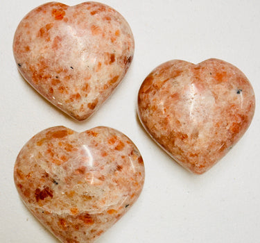 LARGE SUNSTONE HEART