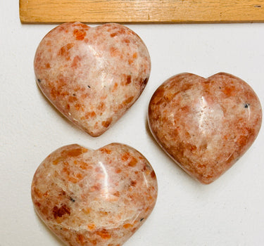 LARGE SUNSTONE HEART