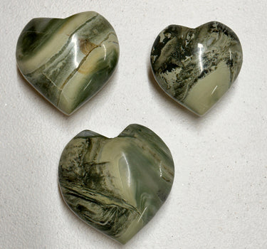 LARGE BANDED SERPENTINE HEART