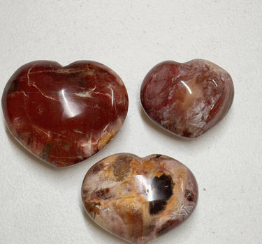 LARGE PETRIFIED WOOD HEART