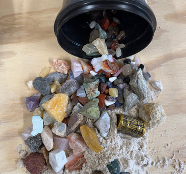 THE MINI VIKING - QUART SIZED NATURAL CRYSTAL RAW STONE MINING BUCKET