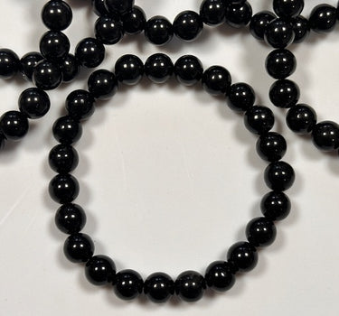 Obsidian 8mm Round Bracelet