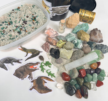 SWAMP BUCKET - NATURAL RAW CRYSTALS AND TUMBLED GEMSTONES