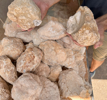 4 JUMBO GEODES -NATURAL CRYSTAL CRACK YOUR OWN