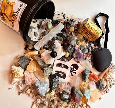 THE FLYING DUTCHMAN MINING BUCKET - NATURAL CRYSTAL AND GEMSTONE