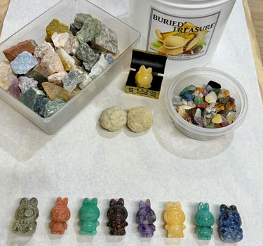 QUART MINI MONSTER MINER NATURAL CRYSTAL MINING BUCKET