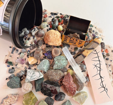 FRANKENSTEIN NATURAL CRYSTAL AND GEMSTONE MINING BUCKET