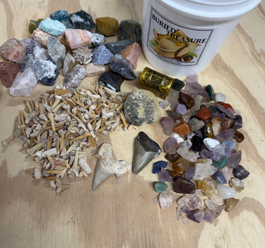 QUART MINI MINER FEEDING FRENZY NATURAL CRYSTAL MINING BUCKET