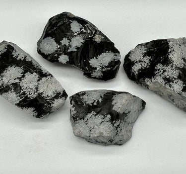 SNOWFLAKE OBSIDIAN ROUGH STONE