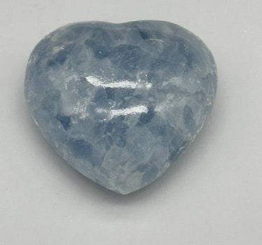 BLUE CALCITE HEART