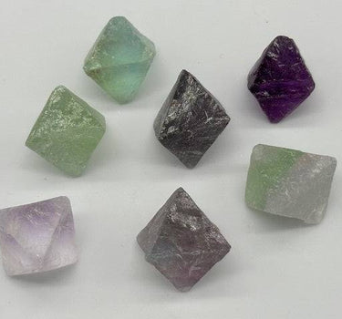 Fluorite Octahedrons